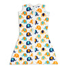 Blue & Orange Elephants Zippy Freedom Swaddle Transition