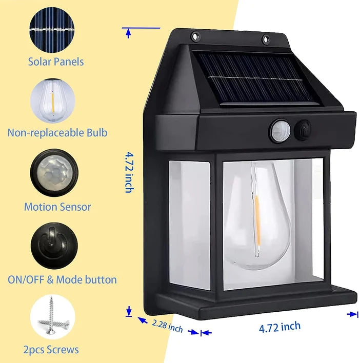 Solar Outdoor Wall Light