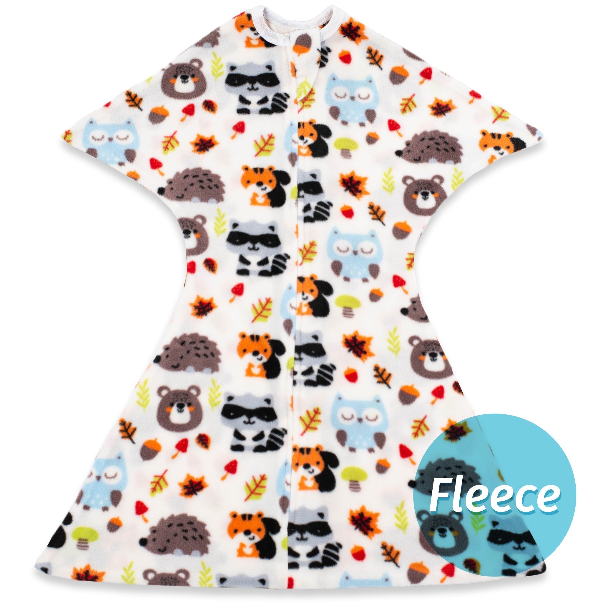 Raccoon Friends Zipadee-Zip Swaddle Transition - Fleece