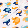 Blue & Orange Elephants Zippy Freedom Swaddle Transition