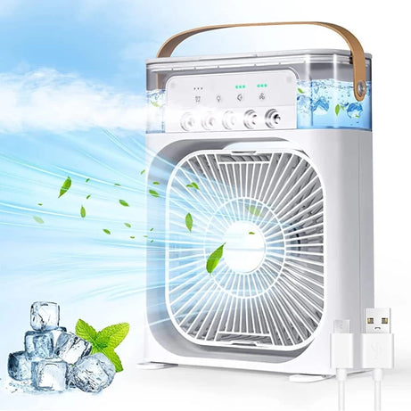 Mini USB Fan With Mist Water Spray Mini Cooler for Office Kitchen and Home